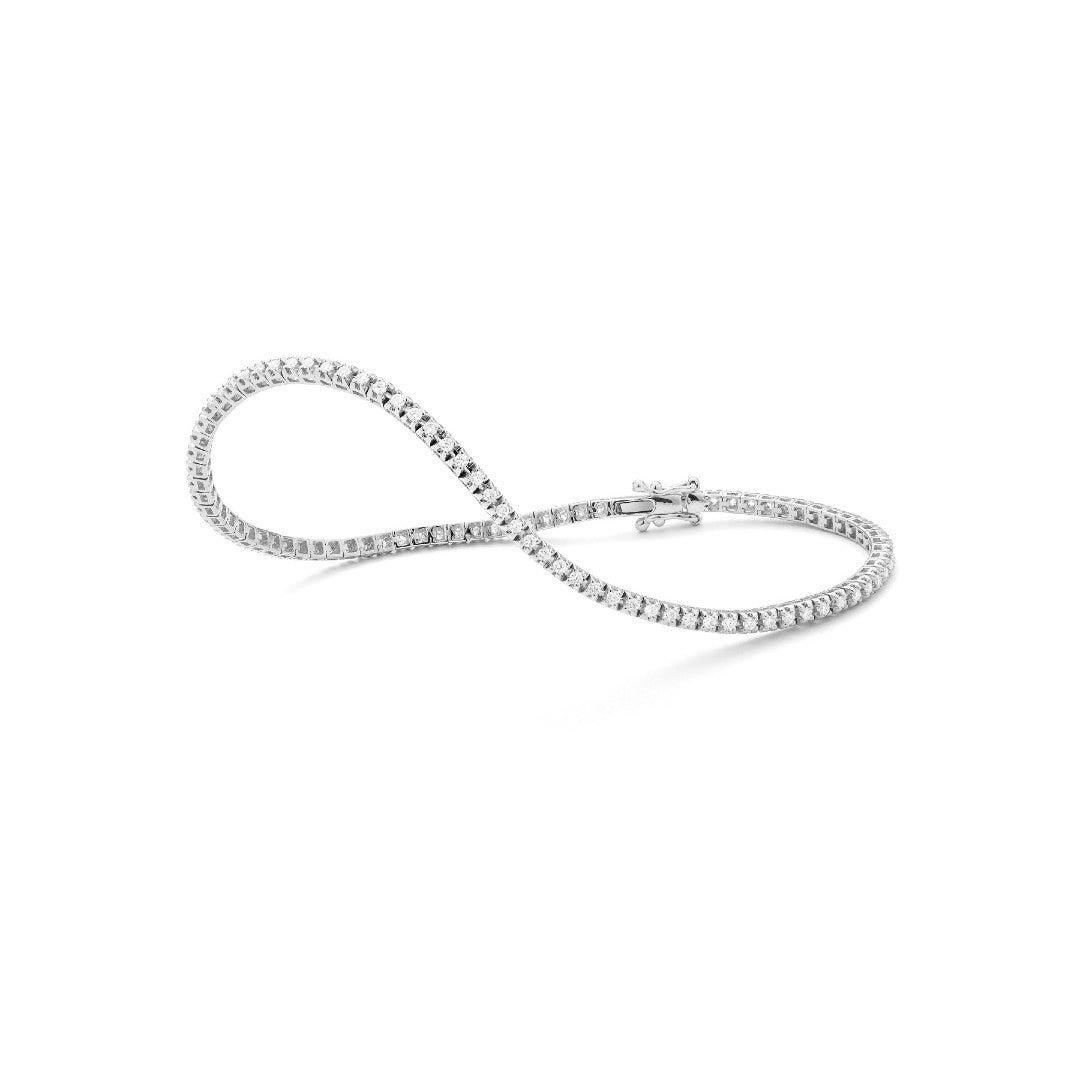White Gold Diamond .70ctw Tennis Bracelet