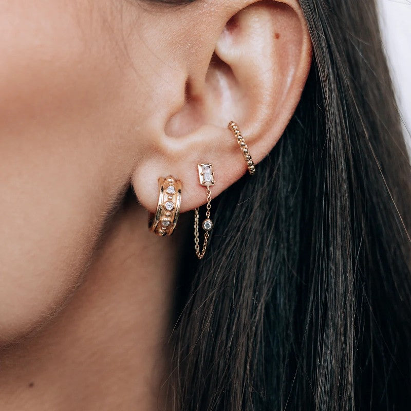 Anzie Méditerranée Joanna Wide Hoops