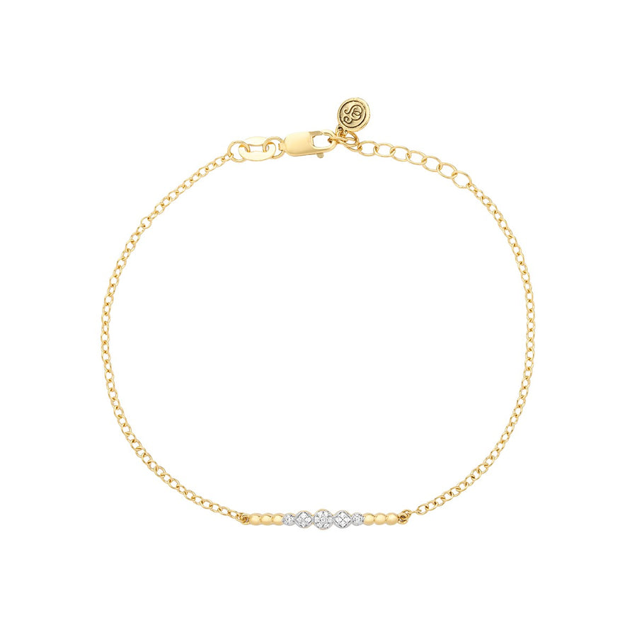Ella Stein Beaded Connection Diamond Chain Bracelet