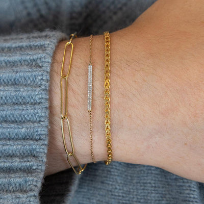 Ella Stein Bridge Diamond Chain Bracelet