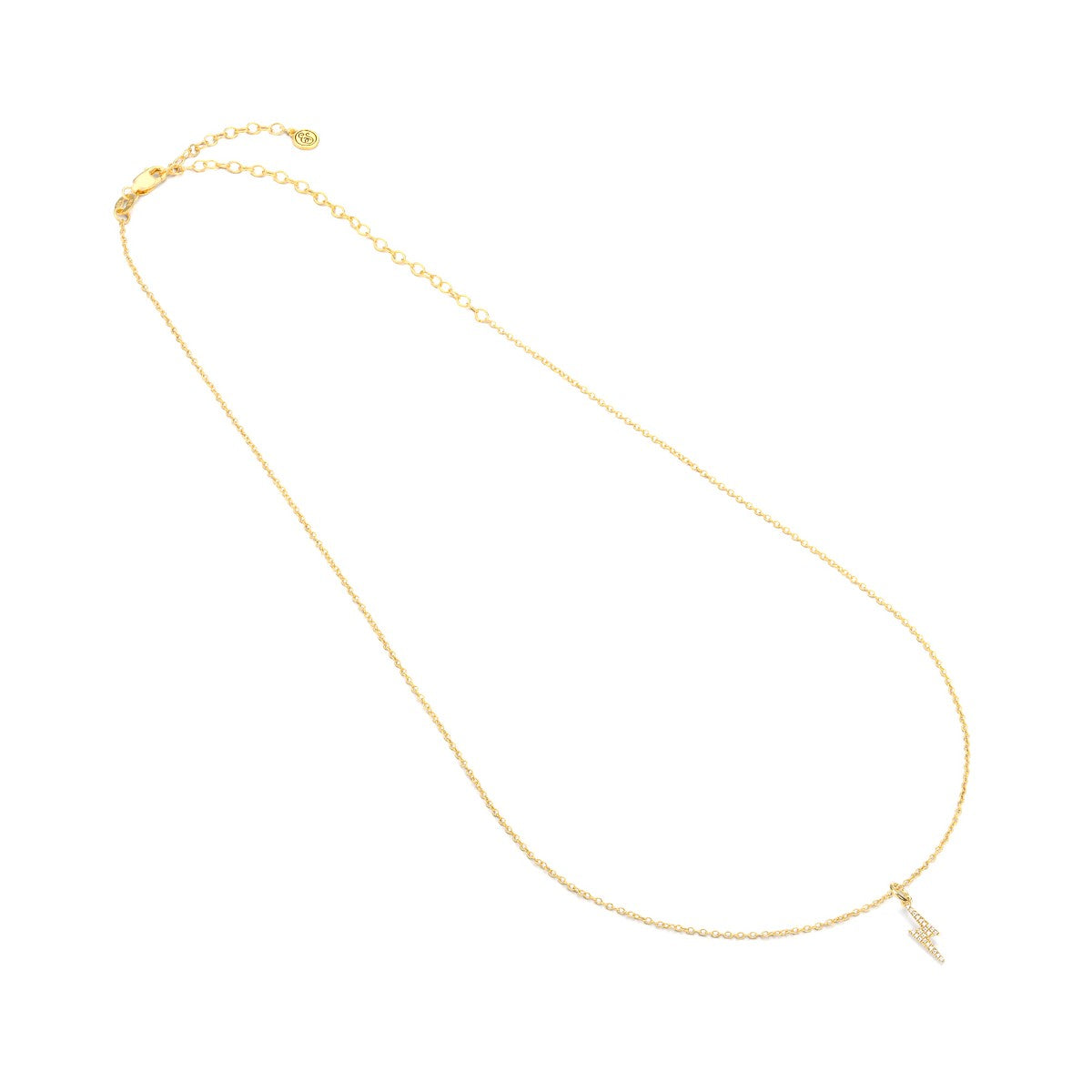 Ella Stein Diamond Lightning Bolt Necklace