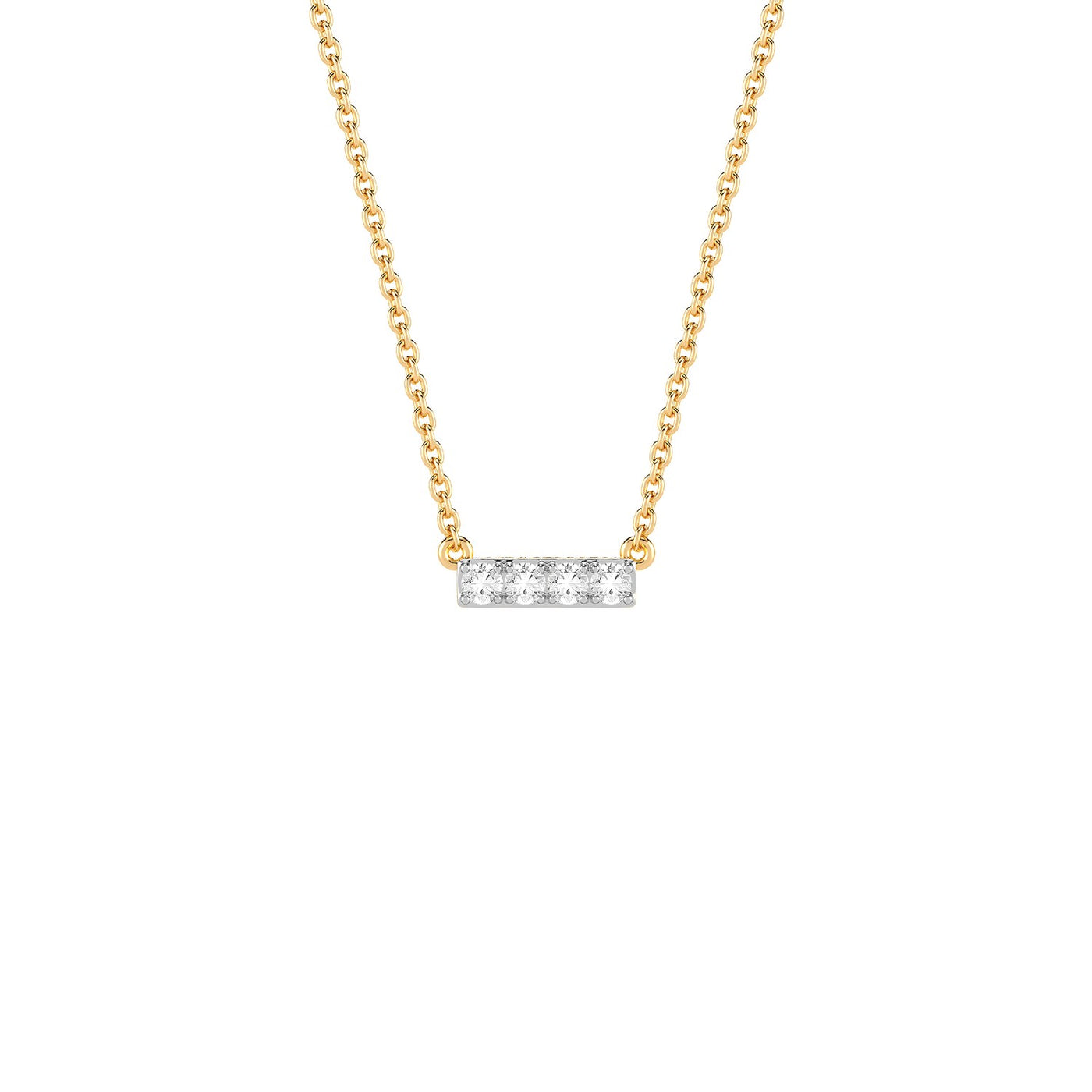Ella Stein Lab Diamond Bar Necklace