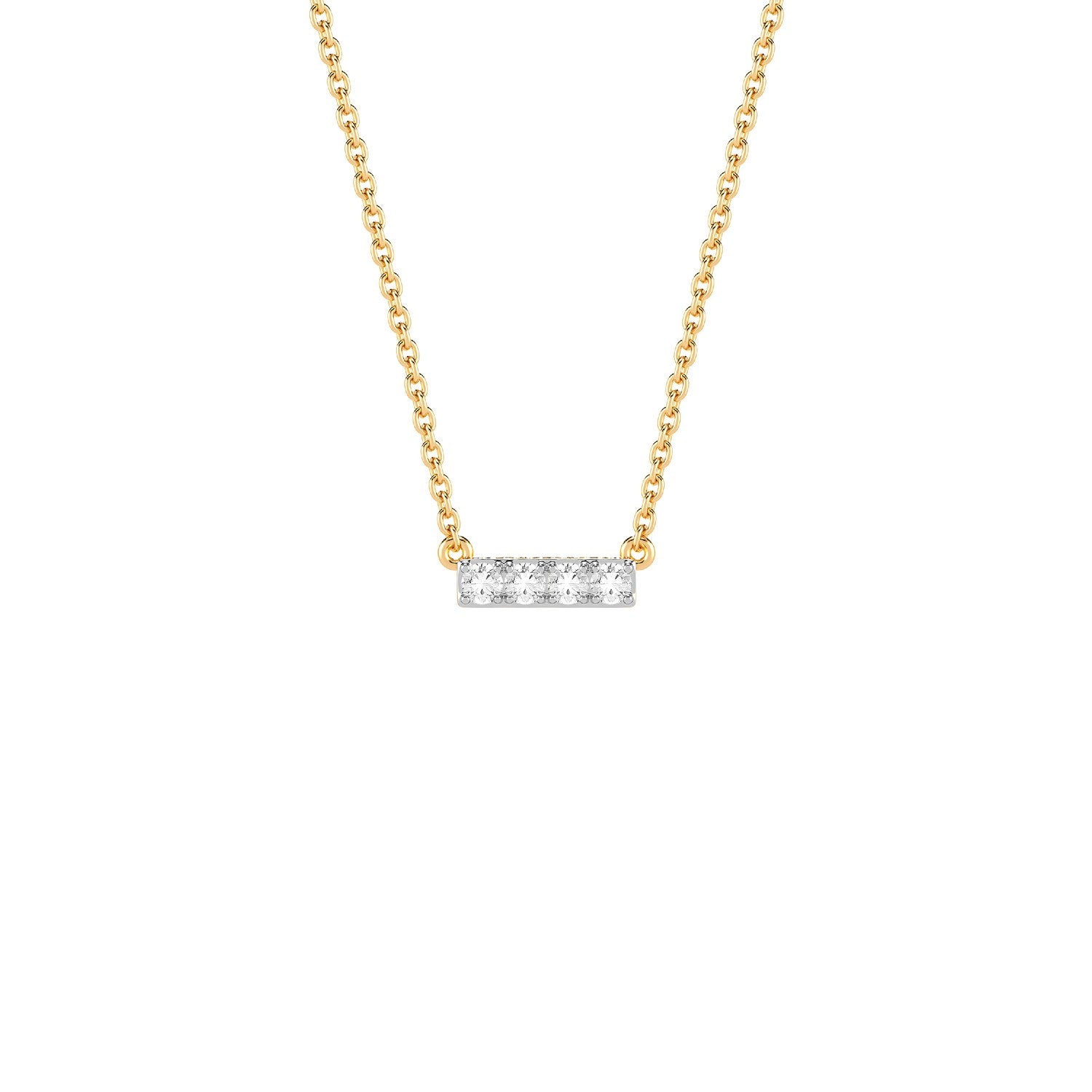 Ella Stein Lab Diamond Bar Necklace