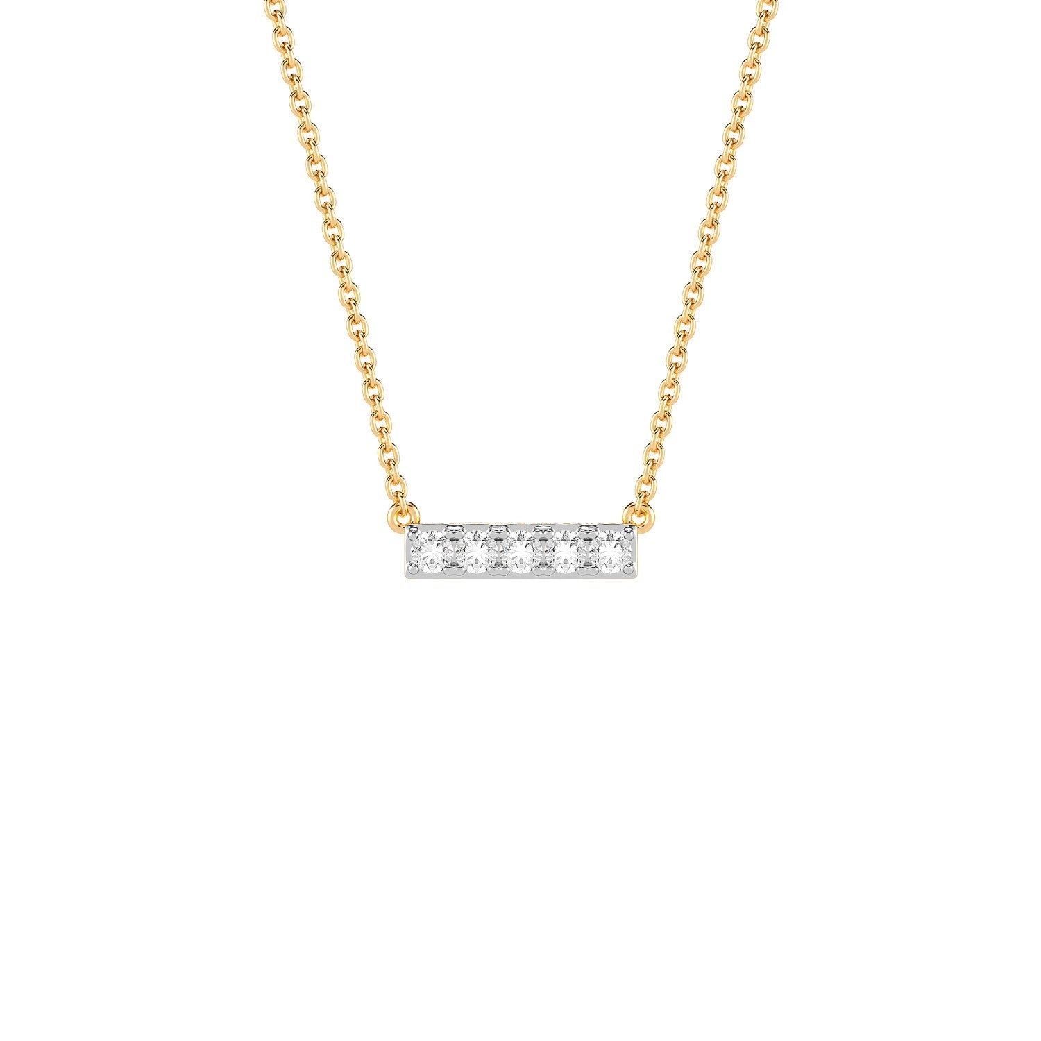 Ella Stein Lab Diamond Bar Necklace
