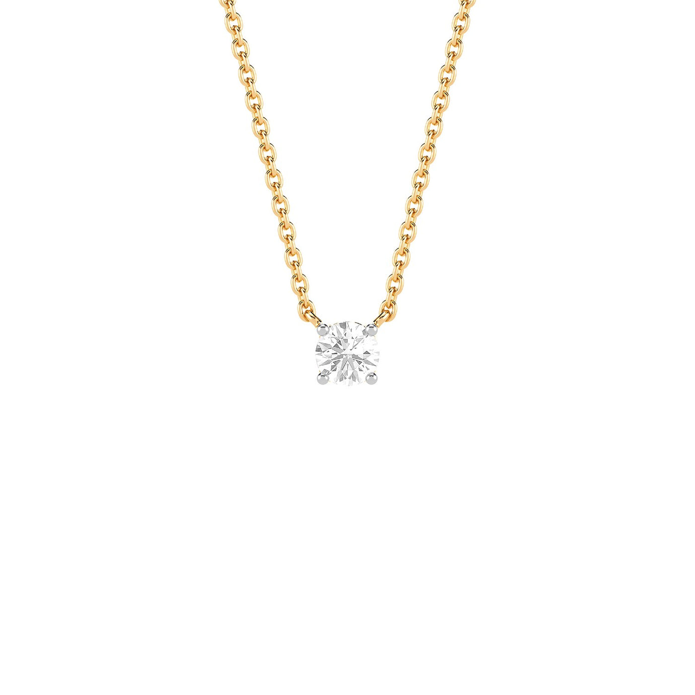 Ella Stein Lab Diamond Solitaire Necklace