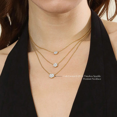 Ella Stein Lab Diamond Timeless Sparkle Necklace