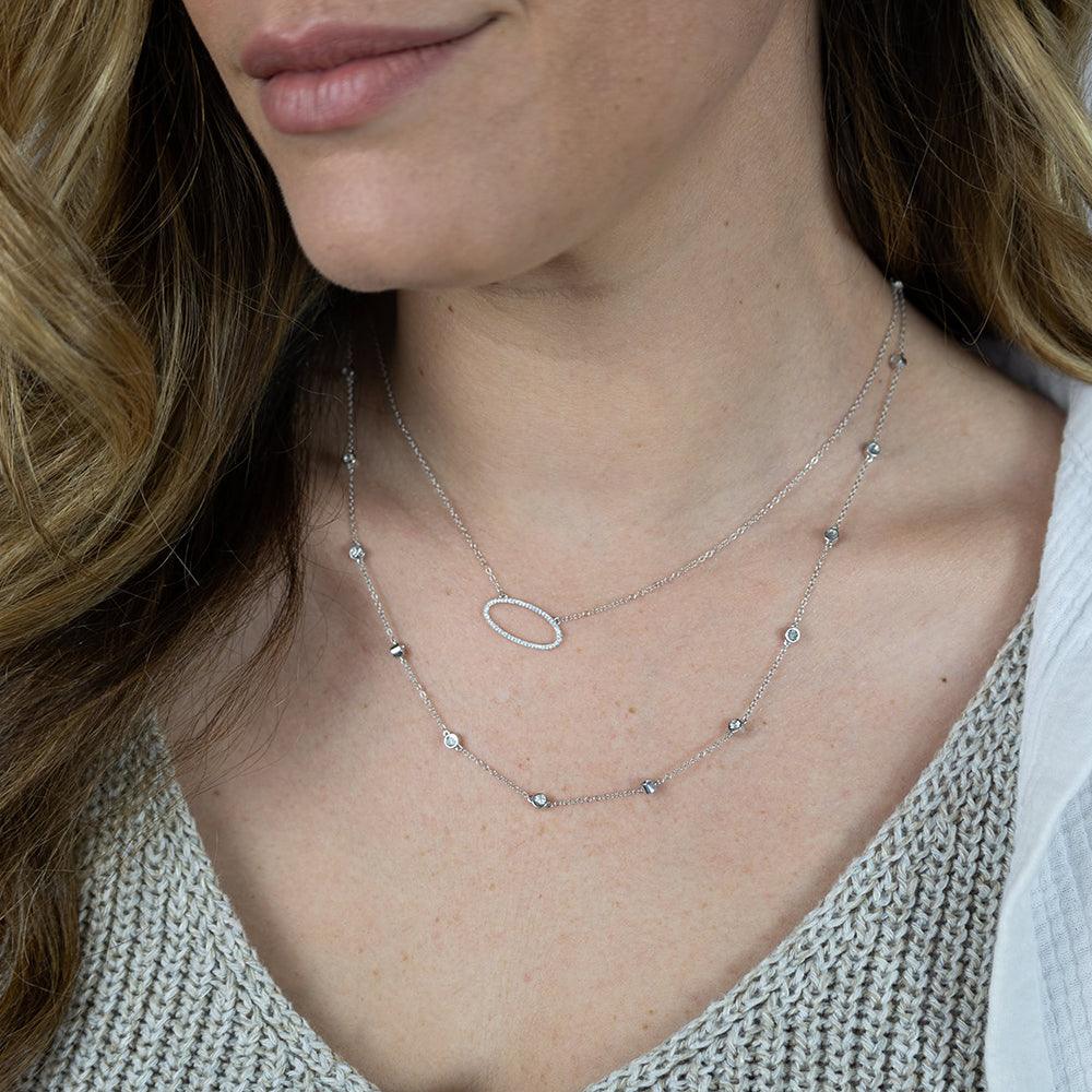 Ella Stein Diamond In The Loop Chain Necklace
