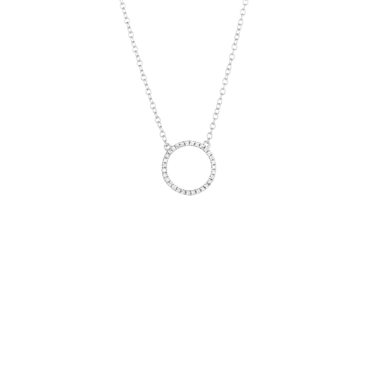 Ella Stein Diamond Open Circle Necklace