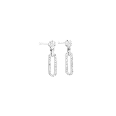 Ella Stein Meet Me in the Middle Diamond Earrings