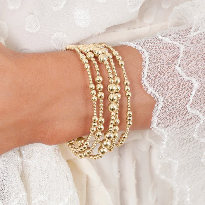 enewton Classic Joy Pattern 4mm Bead Bracelet