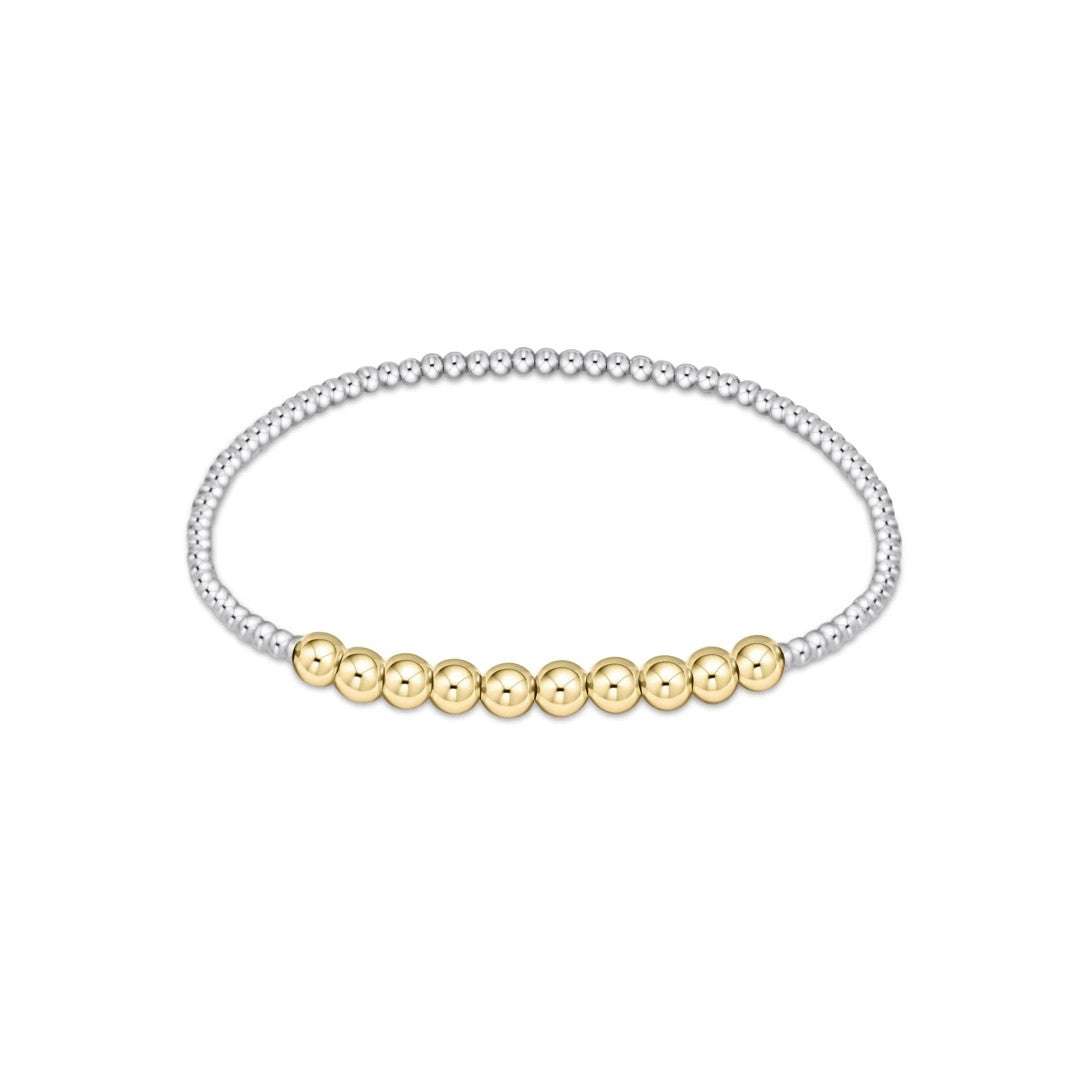 enewton Classic Beaded Bliss 2mm Bead Bracelet - Mixed Metal