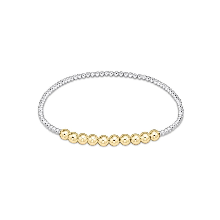 enewton Classic Beaded Bliss 2mm Bead Bracelet - Mixed Metal