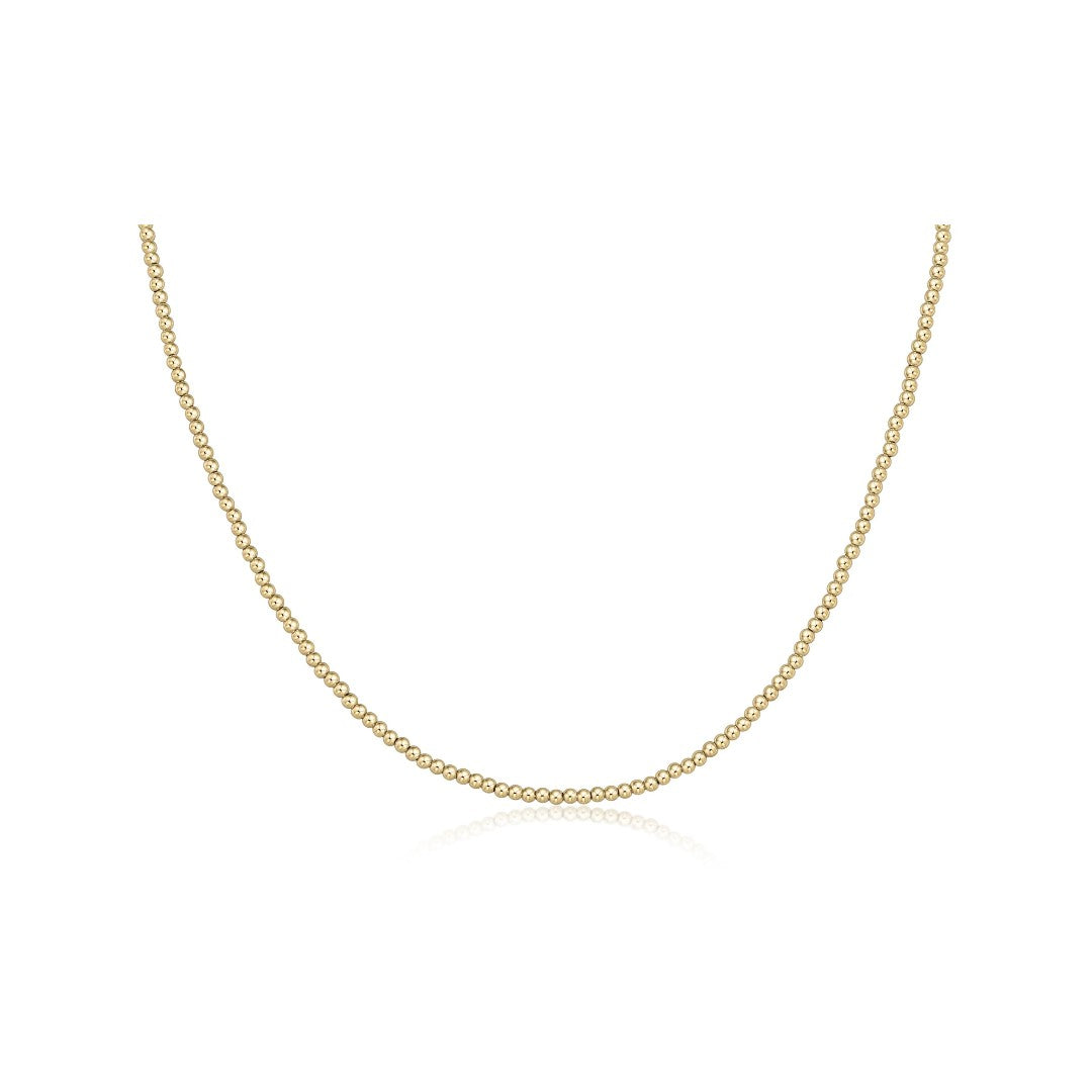enewton Classic Gold 2.5mm Beaded Choker Necklace