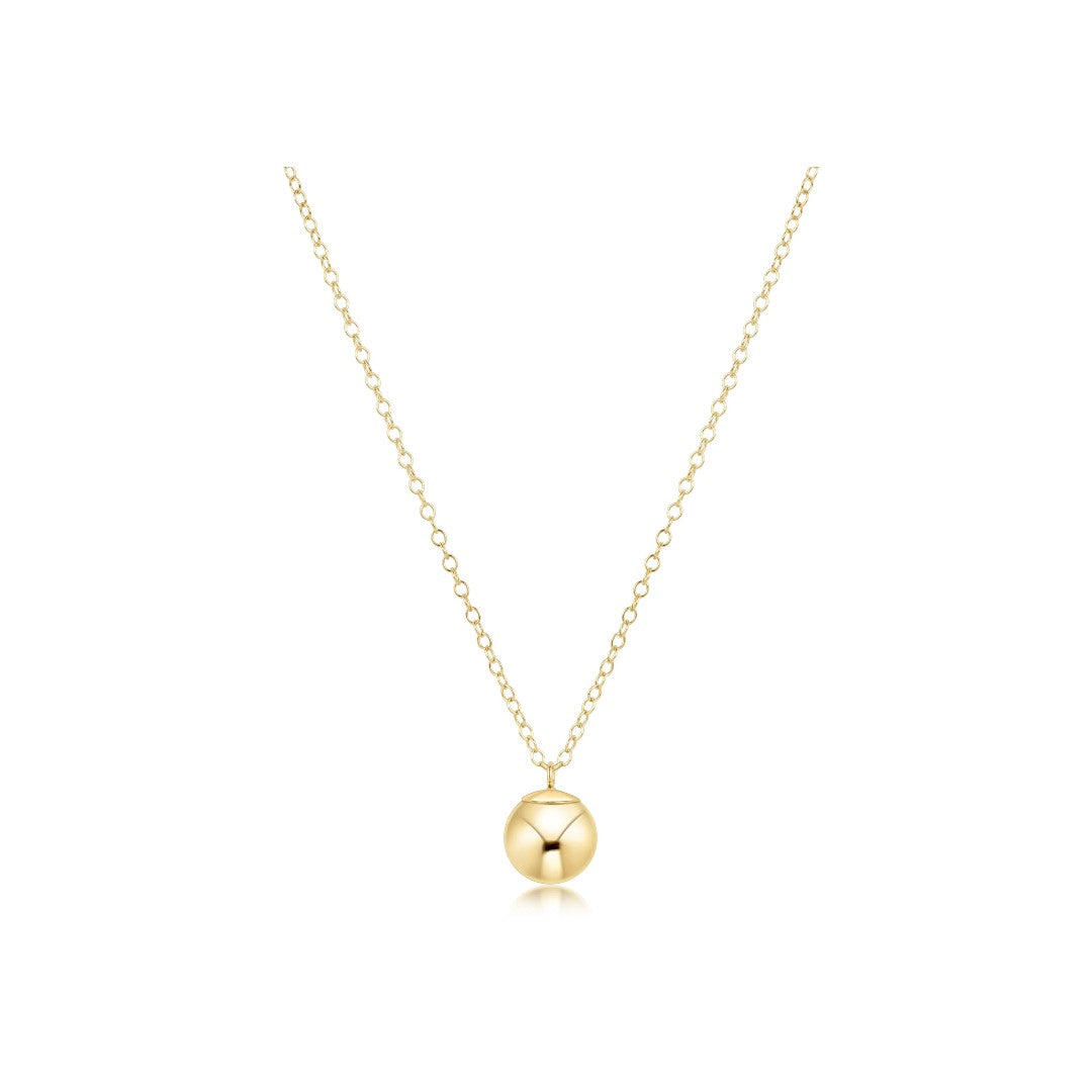 enewton Classic Gold 8mm Charm Necklace