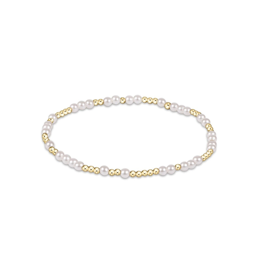 enewton Hope Unwritten 3mm Bead Bracelet - Pearl