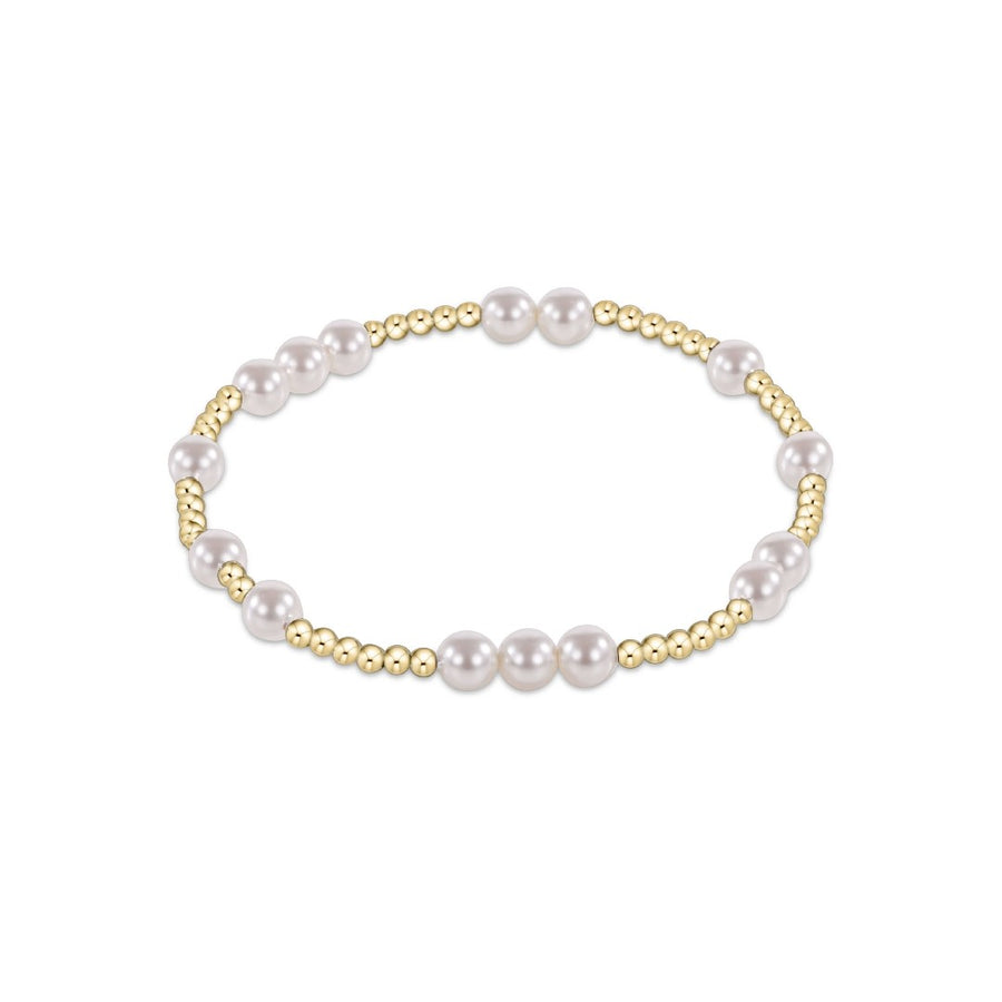 enewton Hope Unwritten 5mm Bead Bracelet - Pearl