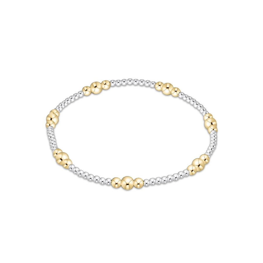 enewton Purpose Gold 4mm Bead Bracelet - Mixed Metal