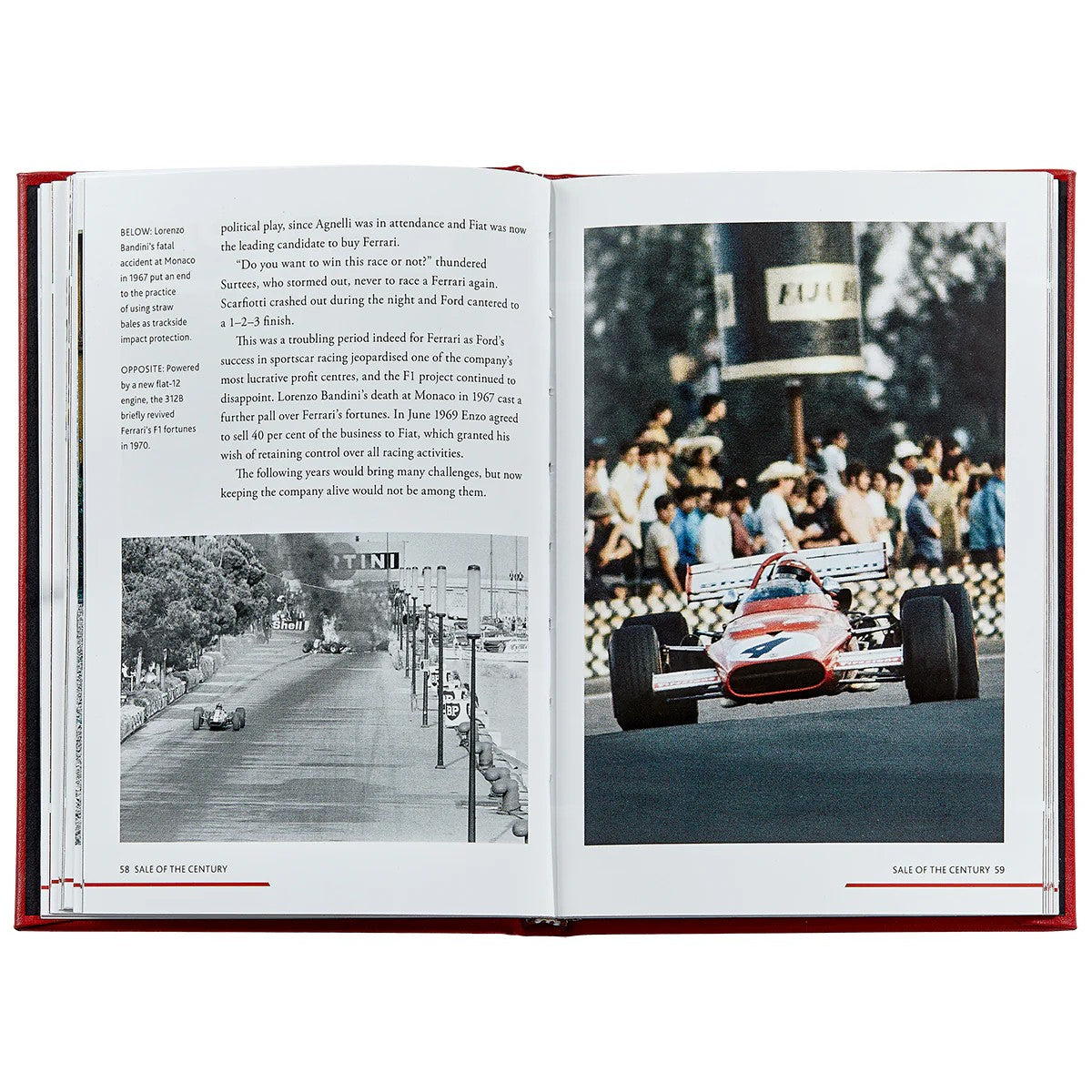 The Story of Ferrari Leather Bound Keepsake Book