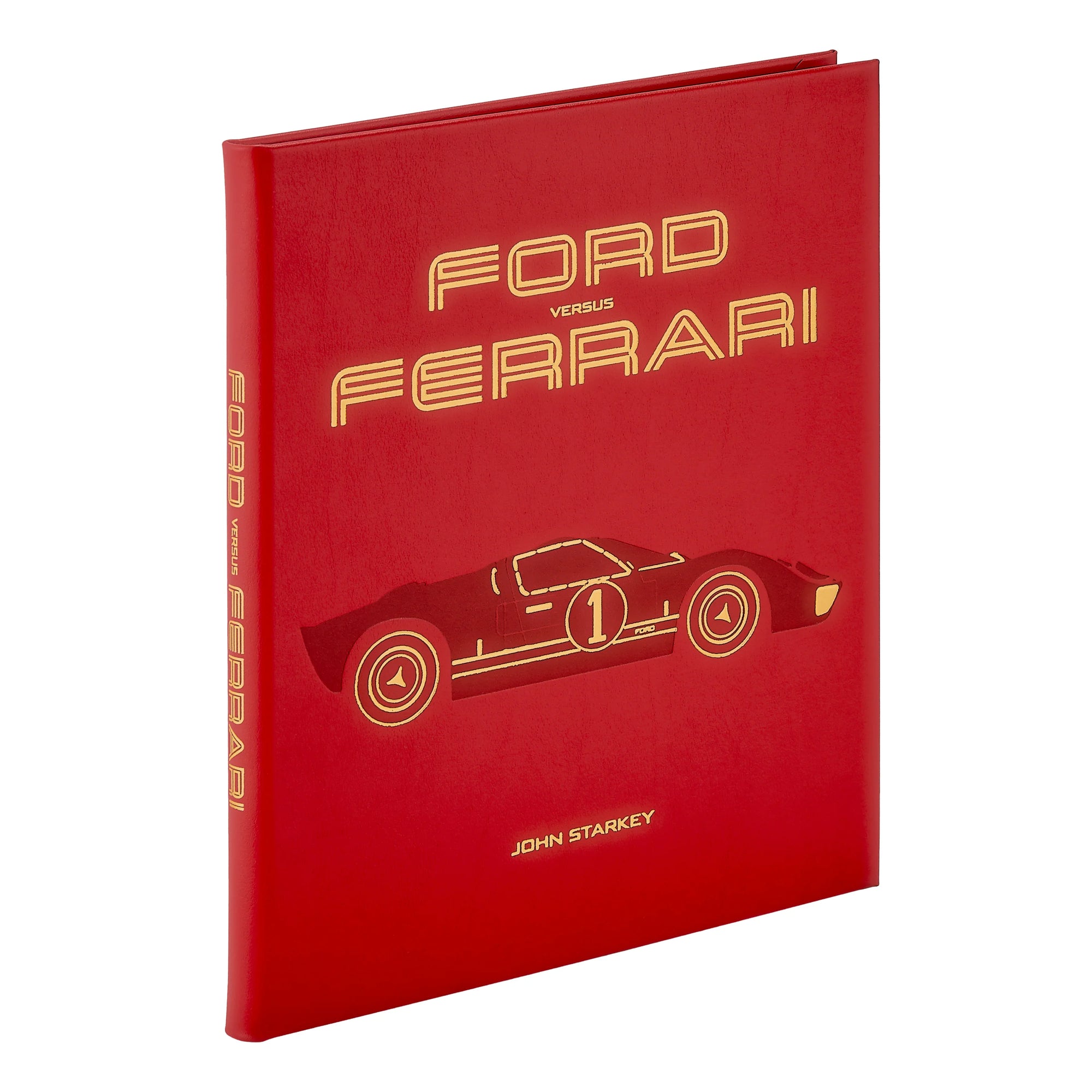 Ford Verses Ferrari Leather Bound Keepsake Book