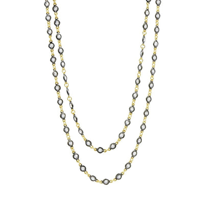 Freida Rothman Embellished Wrap Chain Necklace