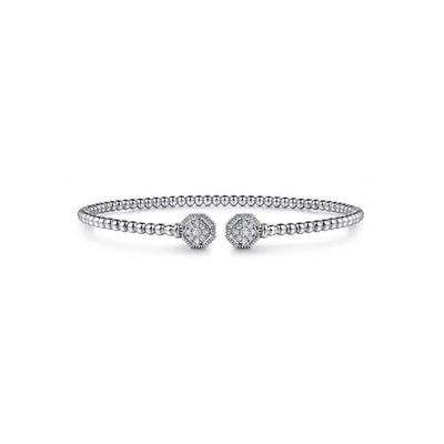 Gabriel & Co. Bujukan Diamond Hexagon Split Bangle