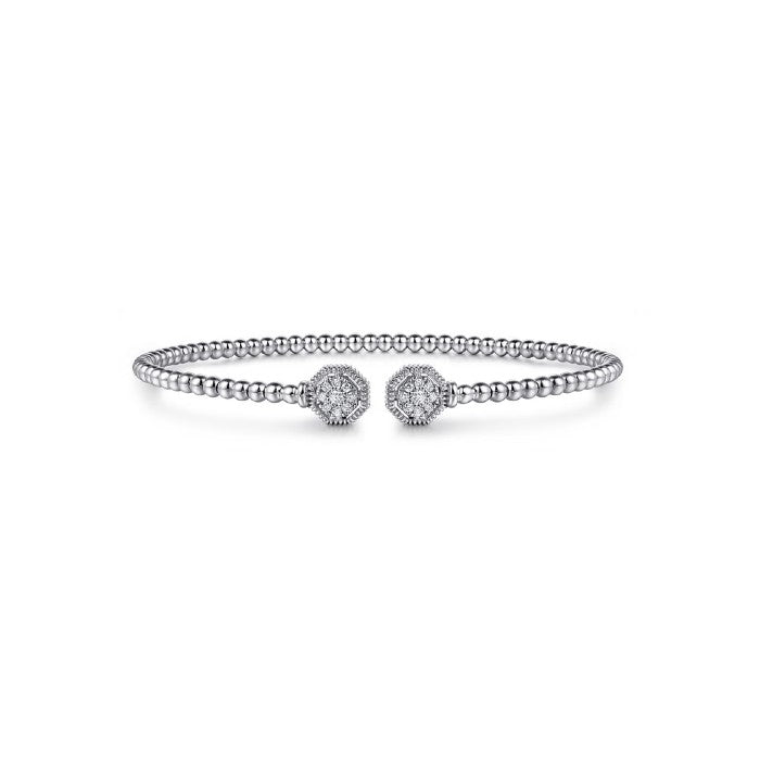 Gabriel & Co. Bujukan Diamond Hexagon Split Bangle