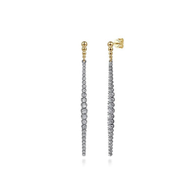 Gabriel & Co. Bujukan Diamond Linear Earrings