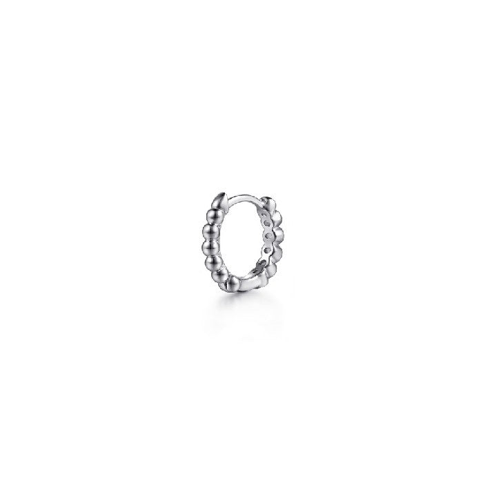 Gabriel & Co. White Sapphire Bujukan Huggie Hoops