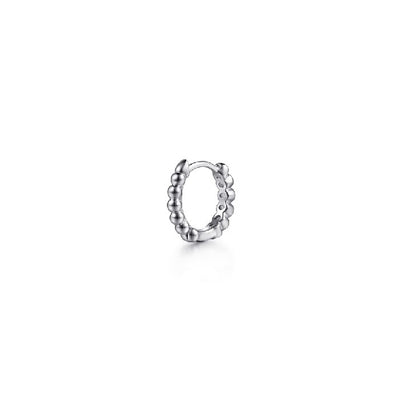 Gabriel & Co. White Sapphire Bujukan Huggie Hoops