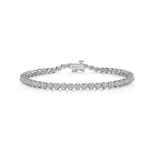 Gabriel & Co. Buttercup Set Diamond Tennis Bracelet