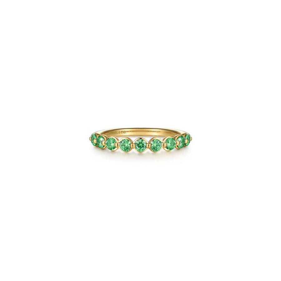 Gabriel & Co. Emerald Stacking Ring