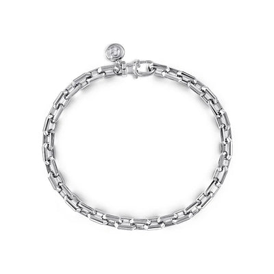 Gabriel & Co. Faceted Chain Men's Bracelet