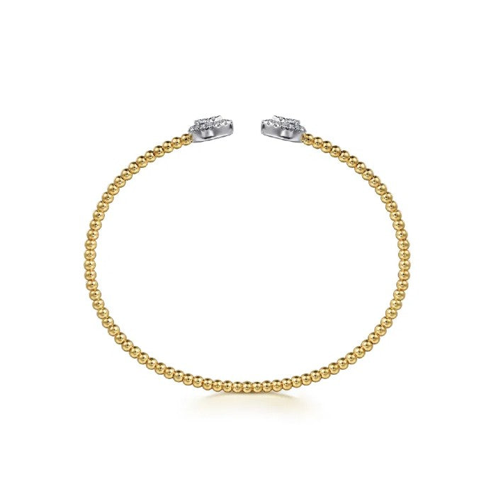 Gabriel & Co. Diamond Pear Shape Bujukan Bangle