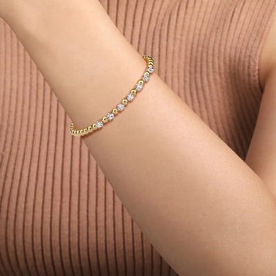 Gabriel & Co. Diamond Bujukan Beads Split Bangle