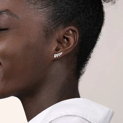 Gabriel & Co. Diamond Graduated Ear Climbers
