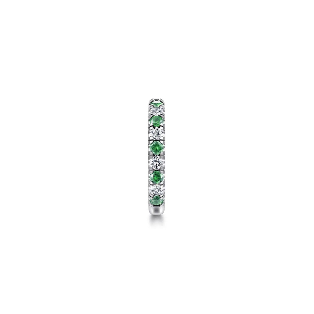 Gabriel & Co. Emerald & Diamond Ring