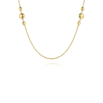Gabriel & Co. Gold Station Necklace