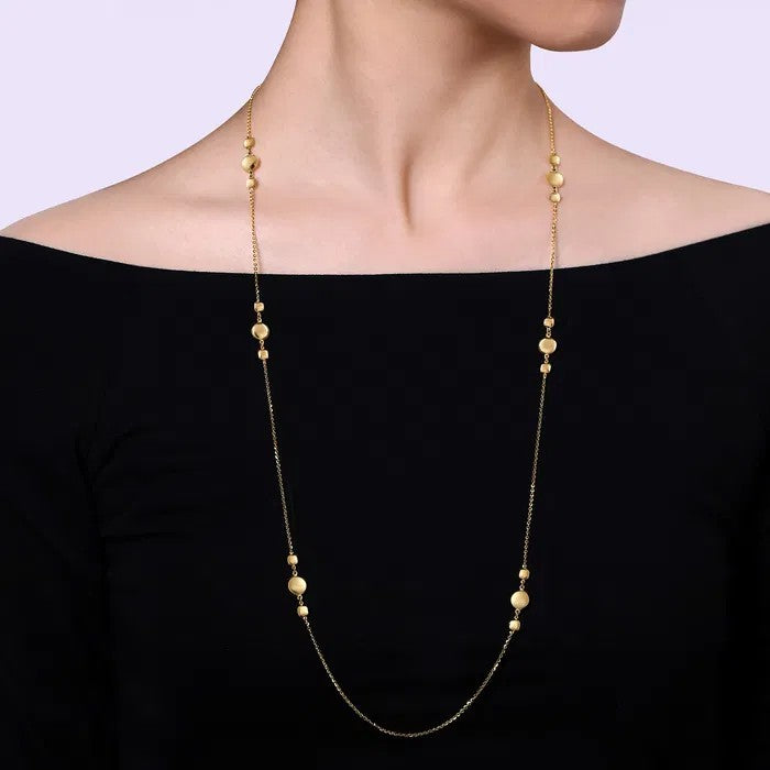 Gabriel & Co. Gold Station Necklace