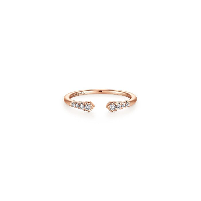 Gabriel & Co. Split Diamond Stackable Ring