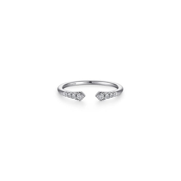 Gabriel & Co. Split Diamond Stackable Ring