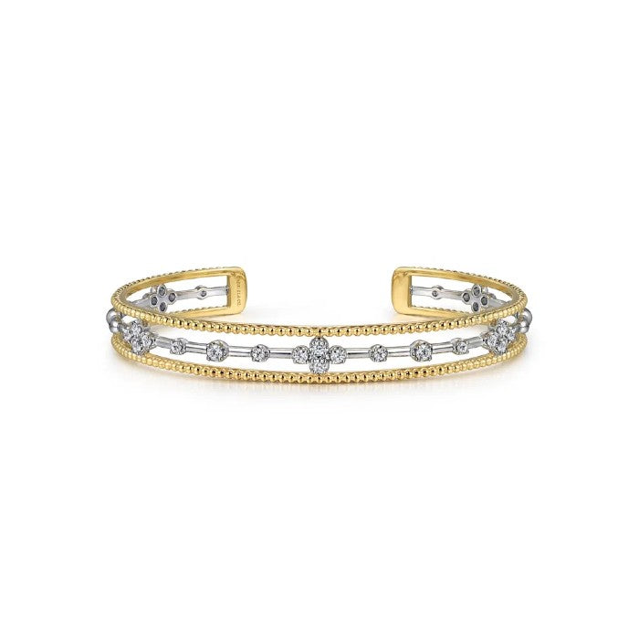 Gabriel & Co. Diamond Bujukan Cuff Bangle