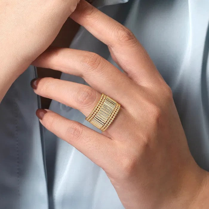 Gabriel & Co. Bujukan Wide Band Ring