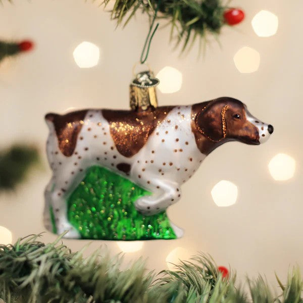 Old World Christmas German Shorthaired Pointer Ornament