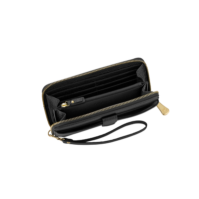 Gigi NY City Wallet in Pebble Grain Leather