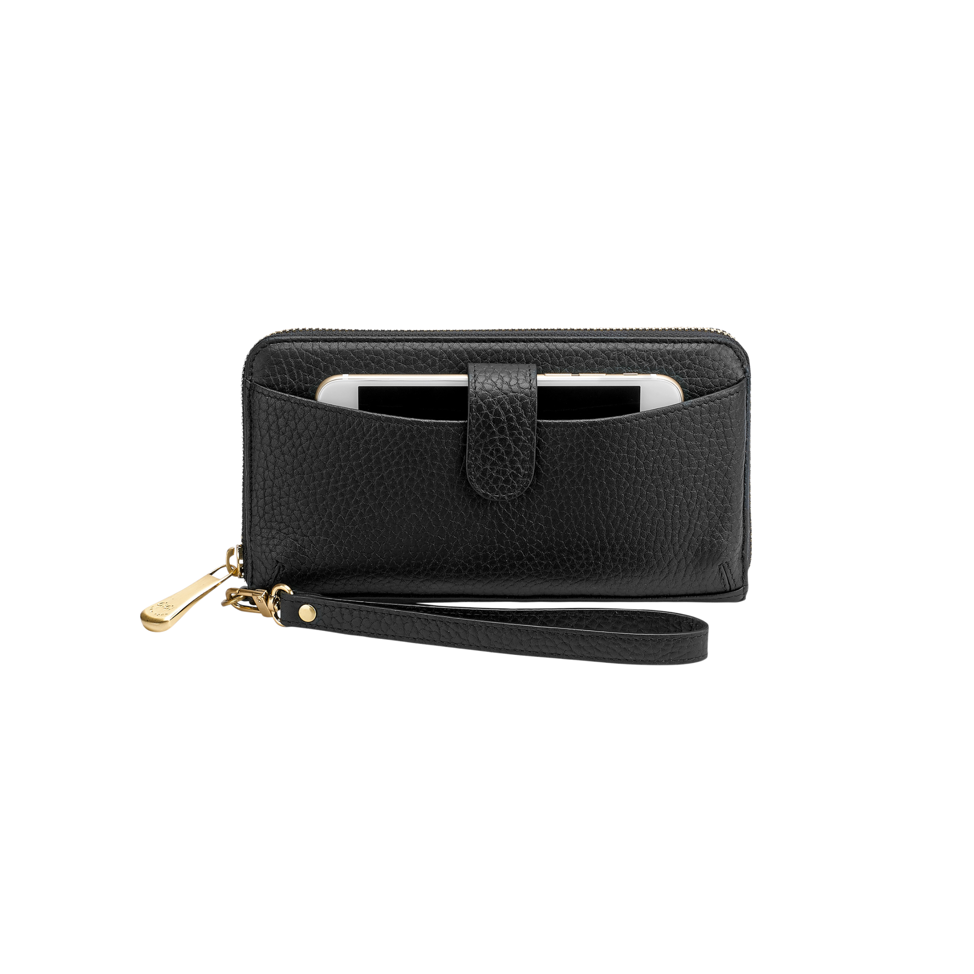 Gigi NY City Wallet in Pebble Grain Leather