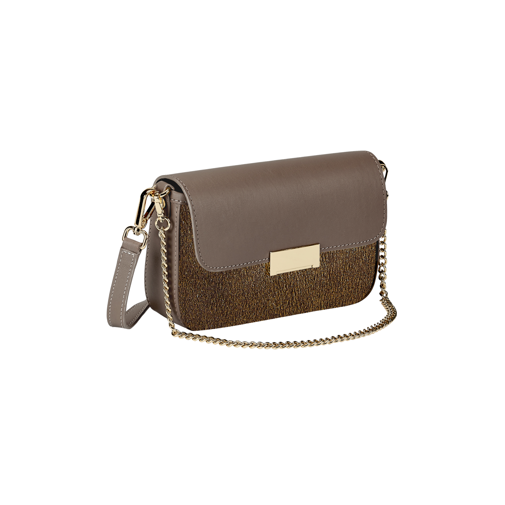 Gigi NY Edie Shoulder Bag in Haircalf Leather
