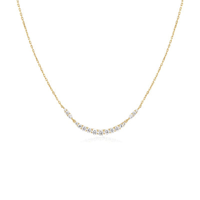 Arc Pave Necklace