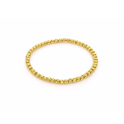 Gold Bead Stretch Bracelet