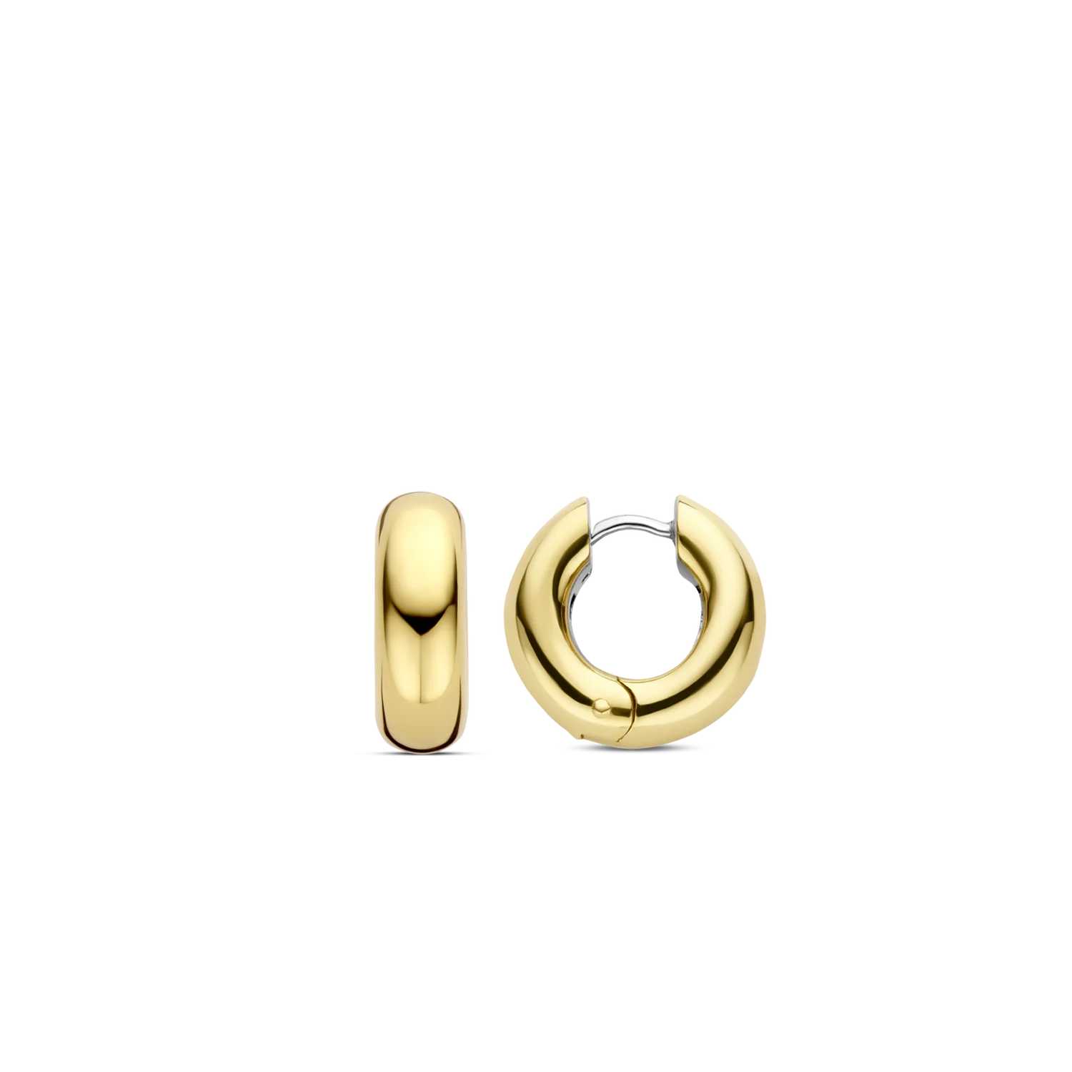 Ti Sento Milano Gold Chubby Hoops