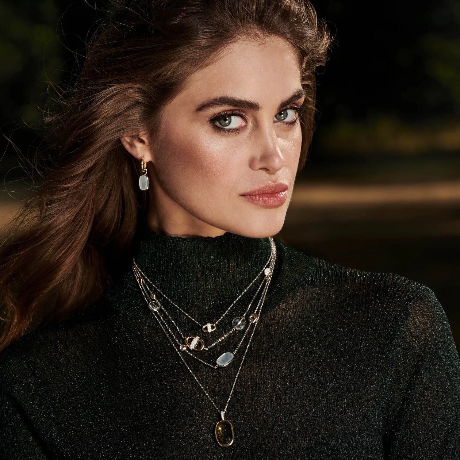 Ti Sento Milano Gold Huggie Hoops